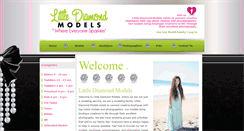 Desktop Screenshot of littlediamondmodels.com